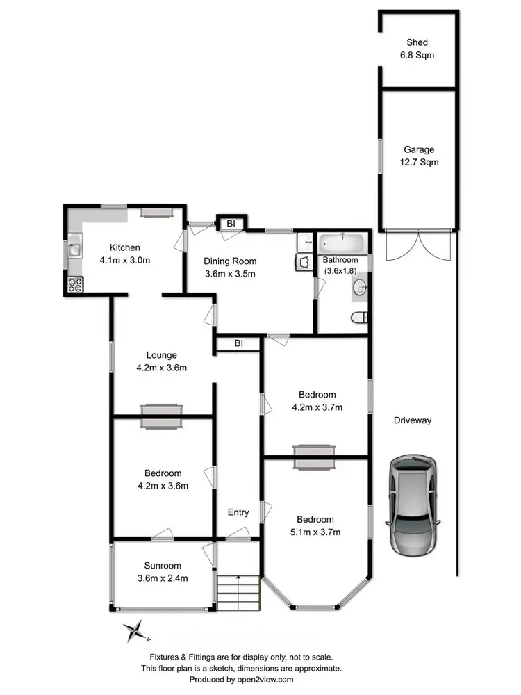 Floorplan of Homely house listing, 9 Blair Street, New Norfolk TAS 7140
