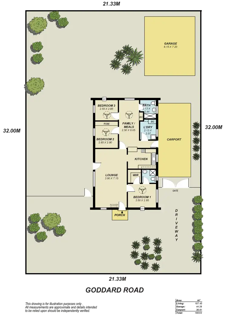 Floorplan of Homely house listing, 102 Goddard Drive, Salisbury Park SA 5109