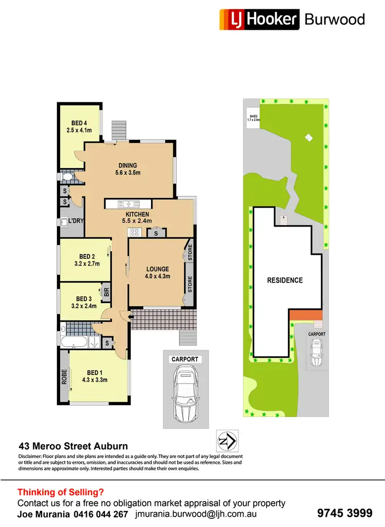 Floorplan of Homely house listing, 43 Meroo Street, Auburn NSW 2144
