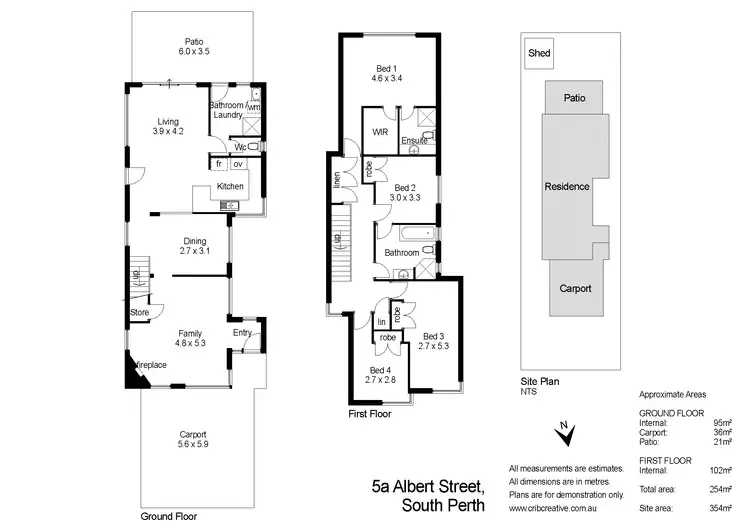Floorplan of Homely house listing, 5A Albert Street, South Perth WA 6151