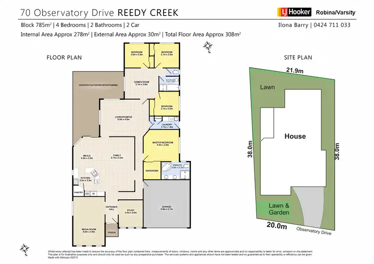Floorplan of Homely house listing, 70 Observatory Drive, Reedy Creek QLD 4227