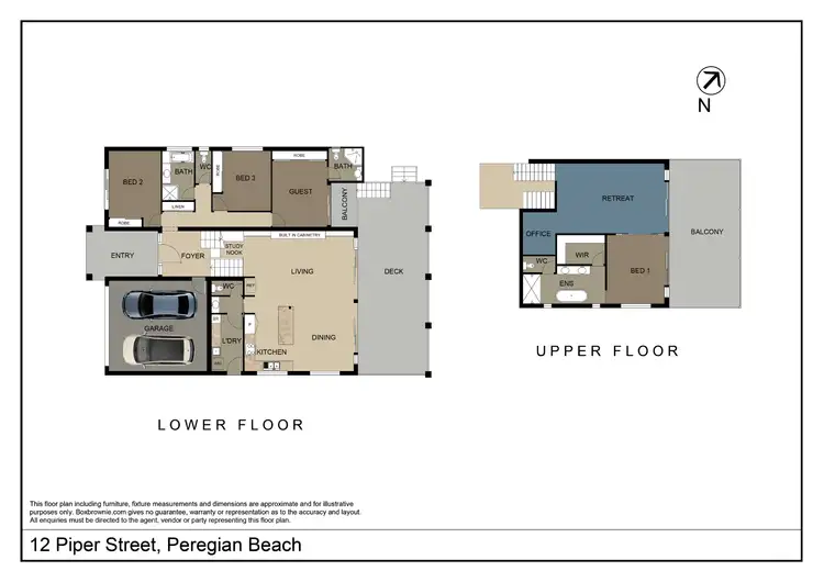 Floorplan of Homely house listing, 12 Piper Street, Peregian Beach QLD 4573