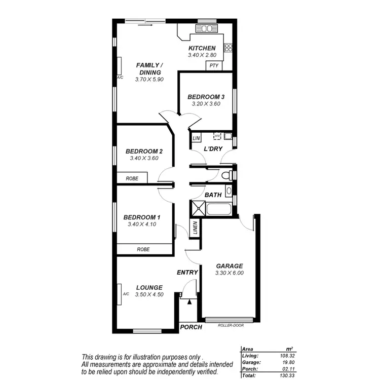 Floorplan of Homely house listing, 4 Myall Court, Golden Grove SA 5125