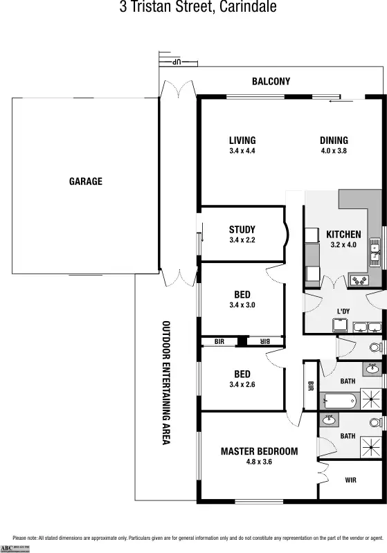 Floorplan of Homely house listing, 3 Tristan Street, Carindale QLD 4152