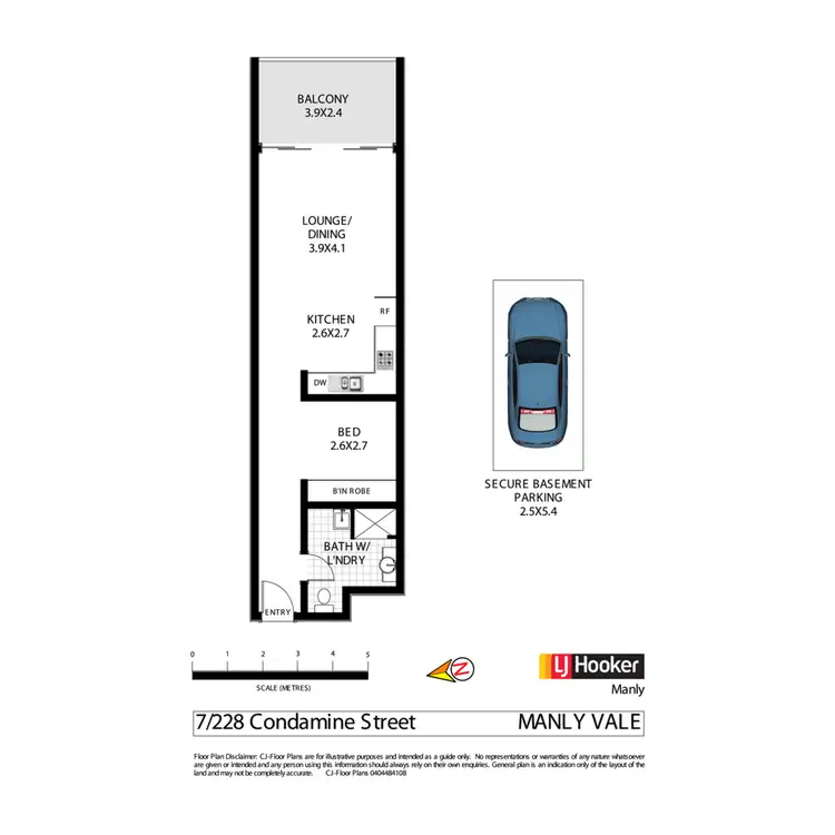 Floorplan of Homely apartment listing, 7/228 Condamine Street, Manly Vale NSW 2093