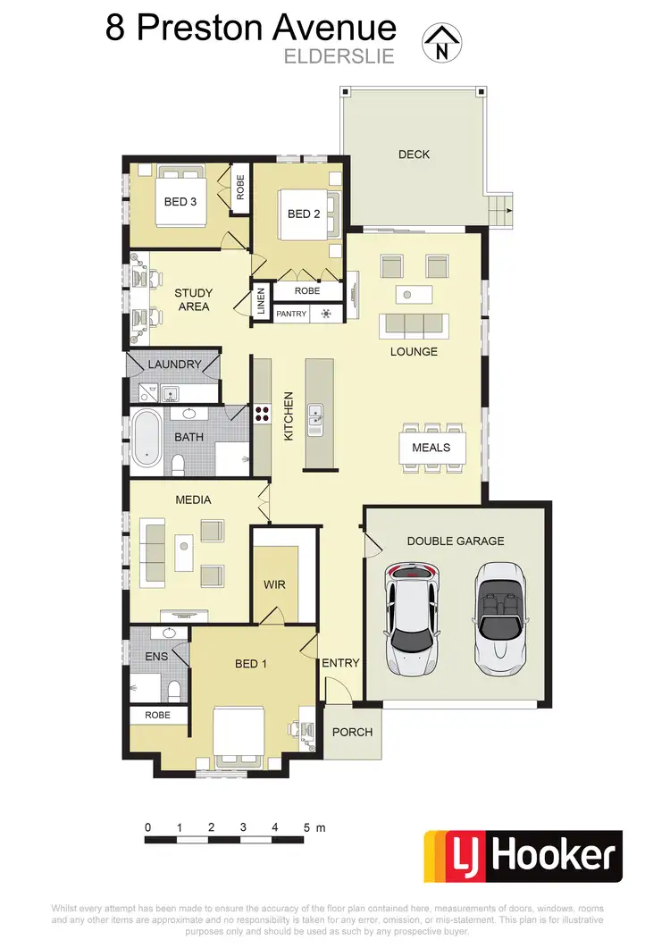 Floorplan of Homely house listing, 8 Preston Avenue, Elderslie NSW 2570
