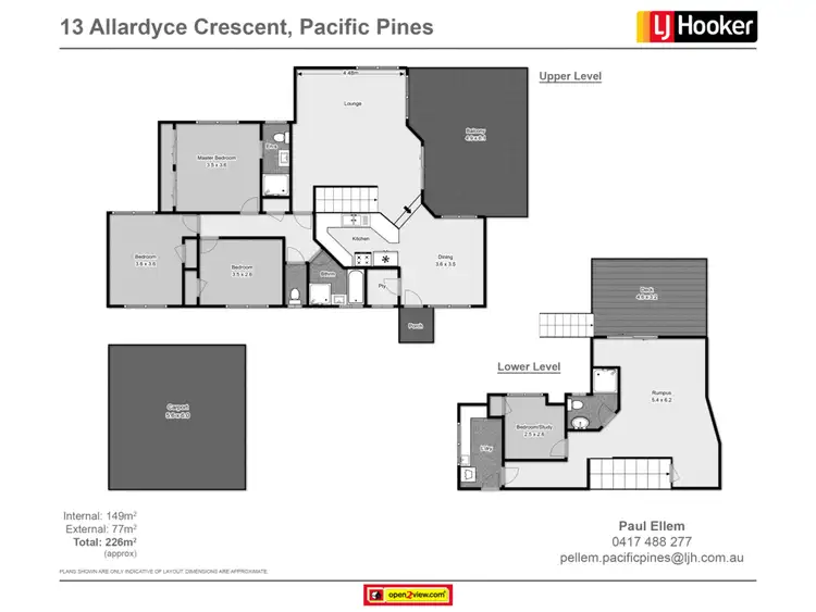 Floorplan of Homely house listing, 13 Allardyce Crescent, Pacific Pines QLD 4211