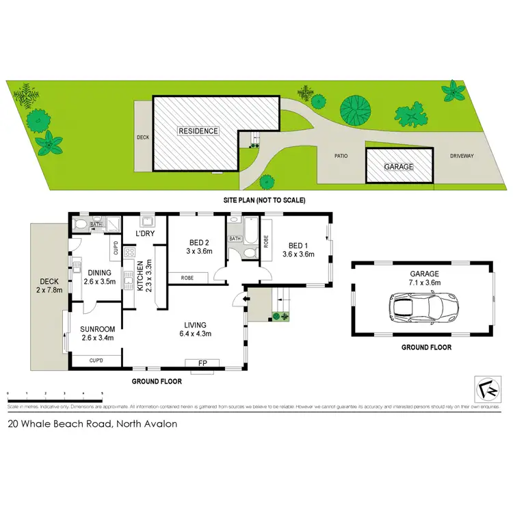 Floorplan of Homely house listing, 20 Whale Beach Road, Avalon Beach NSW 2107