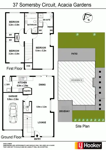 Floorplan of Homely house listing, 37 Somersby Circuit, Acacia Gardens NSW 2763