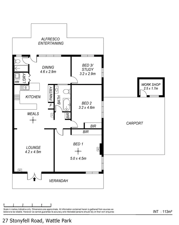 Floorplan of Homely house listing, 27 Stonyfell Road, Wattle Park SA 5066