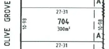 Floorplan of Homely land listing, Lot 704 Olive Grove, Munno Para West SA 5115
