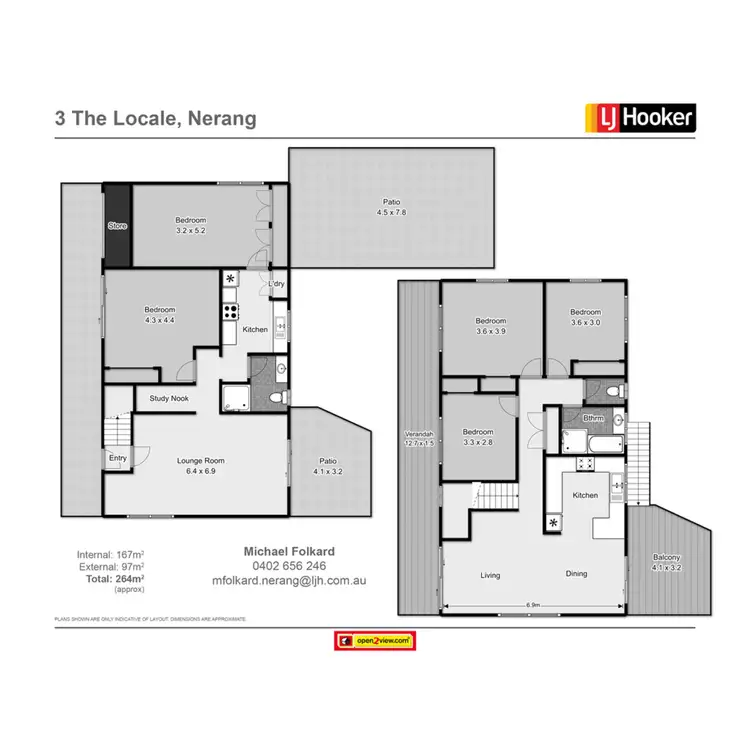 Floorplan of Homely house listing, 3 The Locale, Nerang QLD 4211