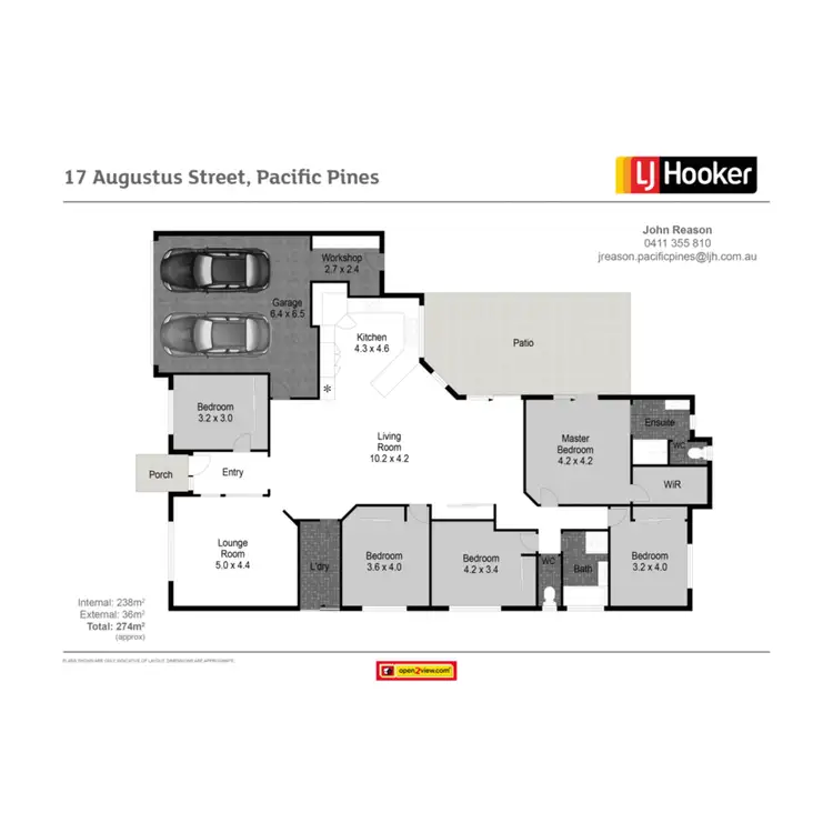Floorplan of Homely house listing, 17 Augustus Street, Pacific Pines QLD 4211