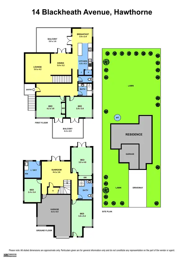 Floorplan of Homely house listing, 14 Blackheath Avenue, Hawthorne QLD 4171