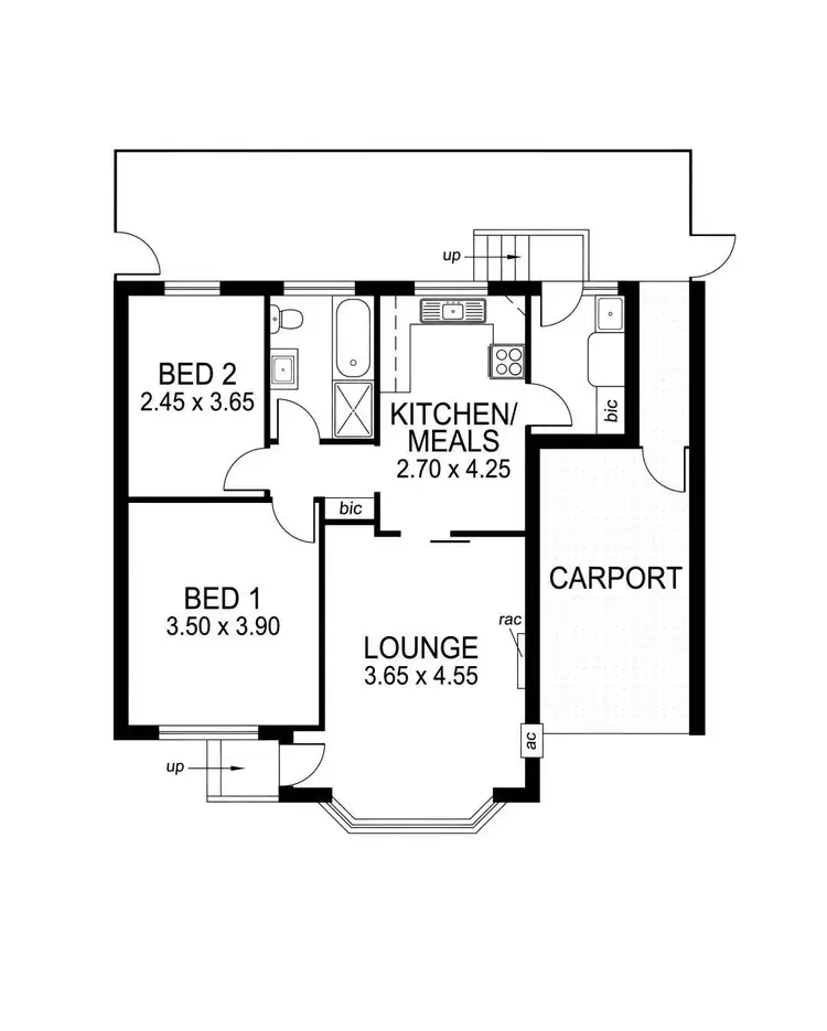 Floorplan of Homely unit listing, 7/177 Main Road, Blackwood SA 5051