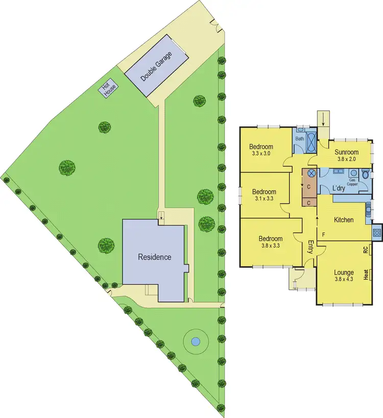 Floorplan of Homely house listing, 2 Taliska Avenue, Hamlyn Heights VIC 3215