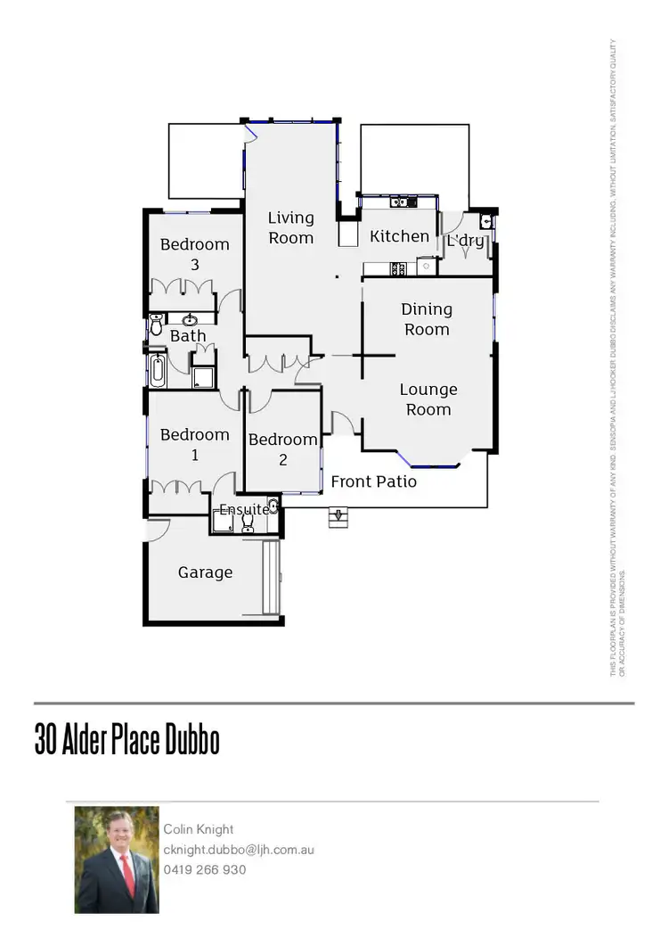 Floorplan of Homely house listing, 30 Alder Place, Dubbo NSW 2830