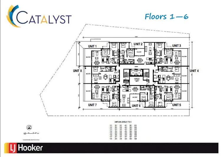 Floorplan of Homely unit listing, 602/6 Finniss Street, Darwin NT 800