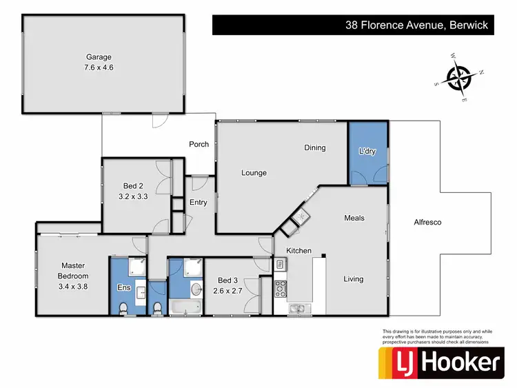 Floorplan of Homely house listing, 38 Florence Avenue, Berwick VIC 3806