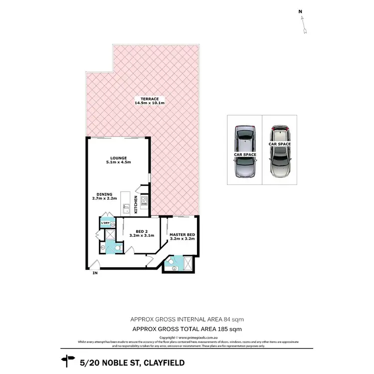 Floorplan of Homely unit listing, 5/20 Noble Street, Clayfield QLD 4011