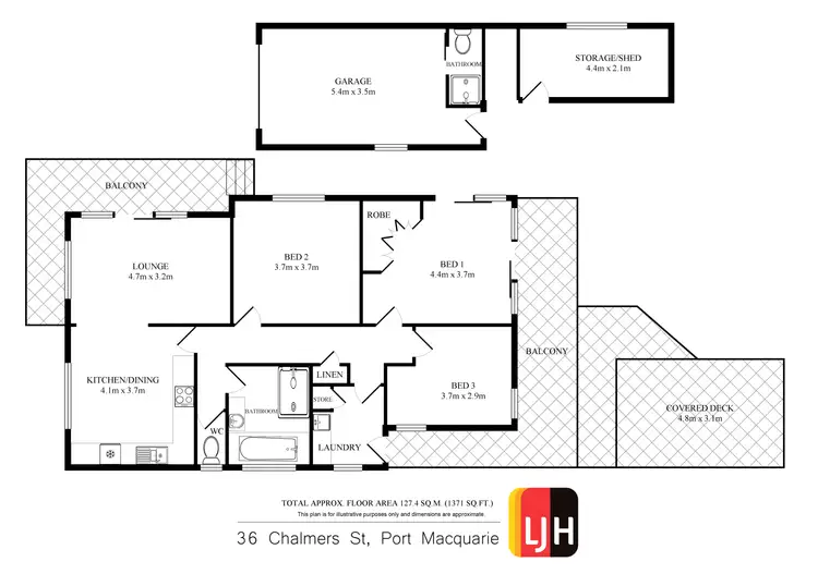 Floorplan of Homely house listing, 36 Chalmers Street, Port Macquarie NSW 2444