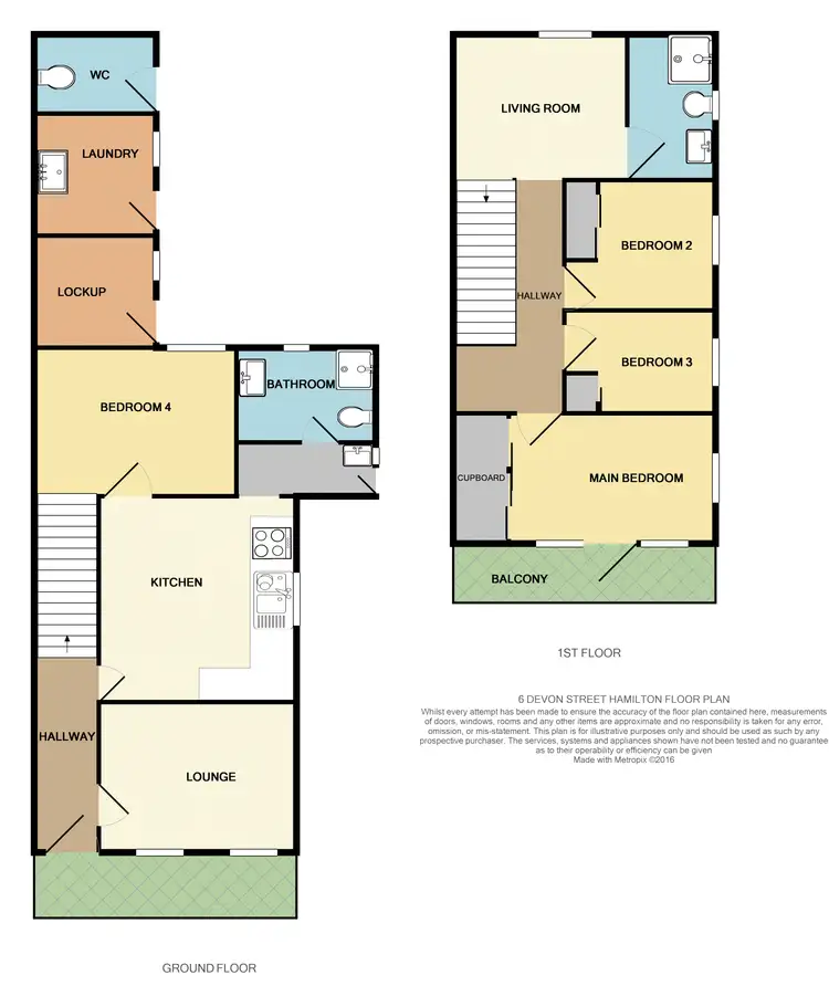 Floorplan of Homely house listing, 6 Devon Street, Hamilton NSW 2303