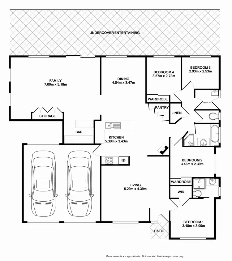 Floorplan of Homely house listing, 1 Walker Close, Silverdale NSW 2752