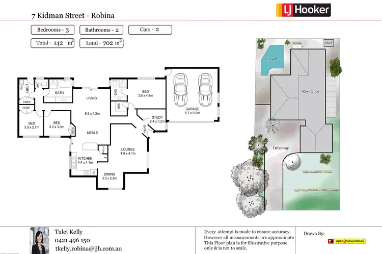 Floorplan of Homely house listing, 7 Kidman Street, Robina QLD 4226