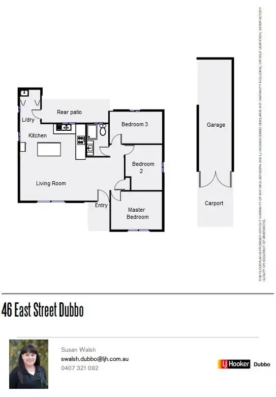 Floorplan of Homely house listing, 46 East Street, Dubbo NSW 2830