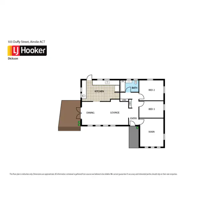 Floorplan of Homely house listing, 103 Duffy Street, Ainslie ACT 2602