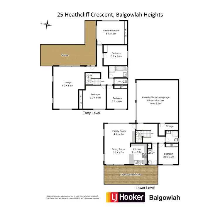 Floorplan of Homely house listing, 25 Heathcliff Crescent, Balgowlah Heights NSW 2093