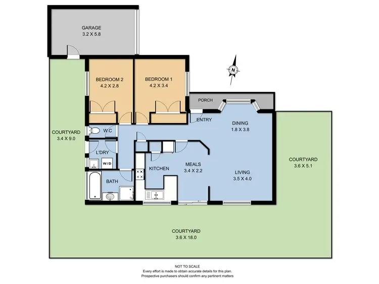 Floorplan of Homely unit listing, 3/64 Olive Grove, Boronia VIC 3155