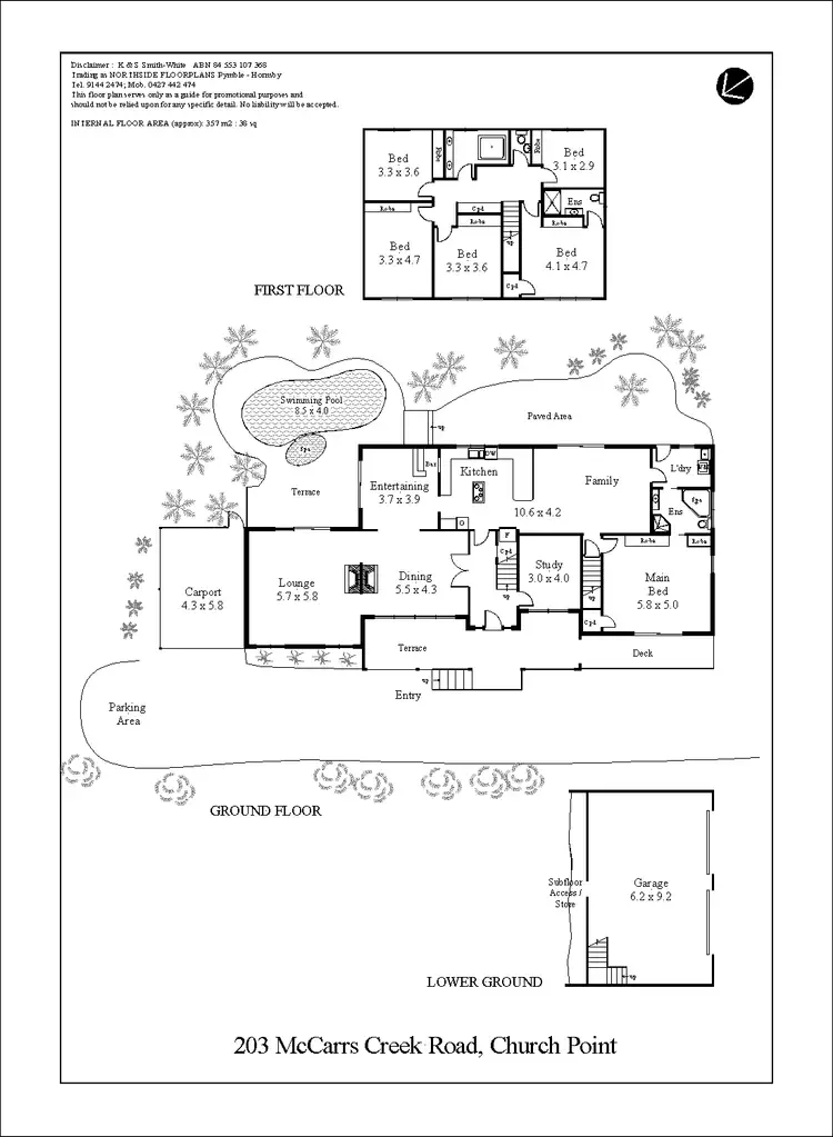 Floorplan of Homely house listing, 203 Mccarrs Creek Road, Church Point NSW 2105