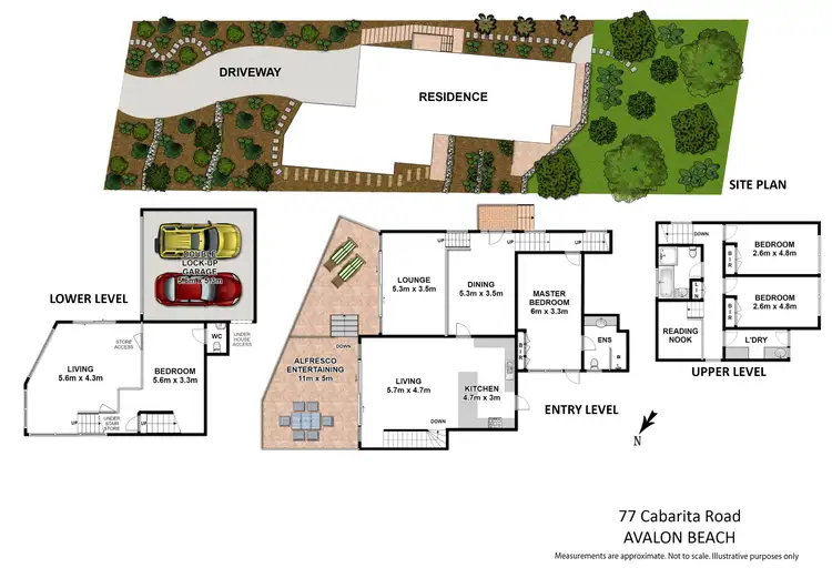 Floorplan of Homely house listing, 77 Cabarita Road, Avalon Beach NSW 2107