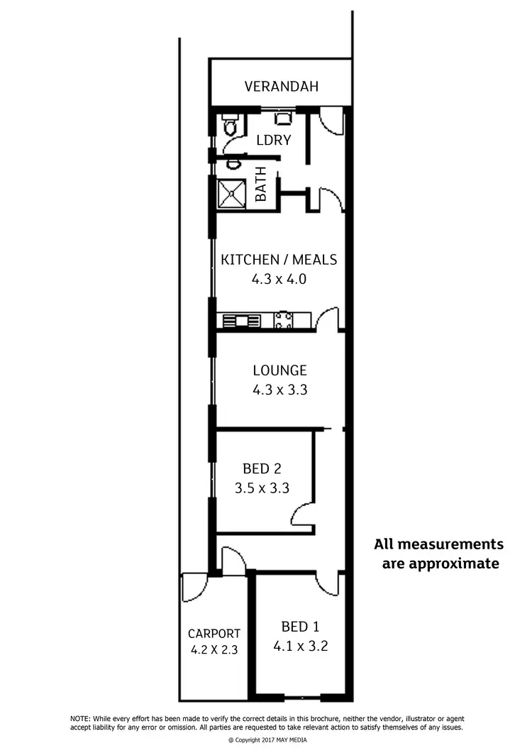 Floorplan of Homely house listing, 6 King Street, Mile End SA 5031