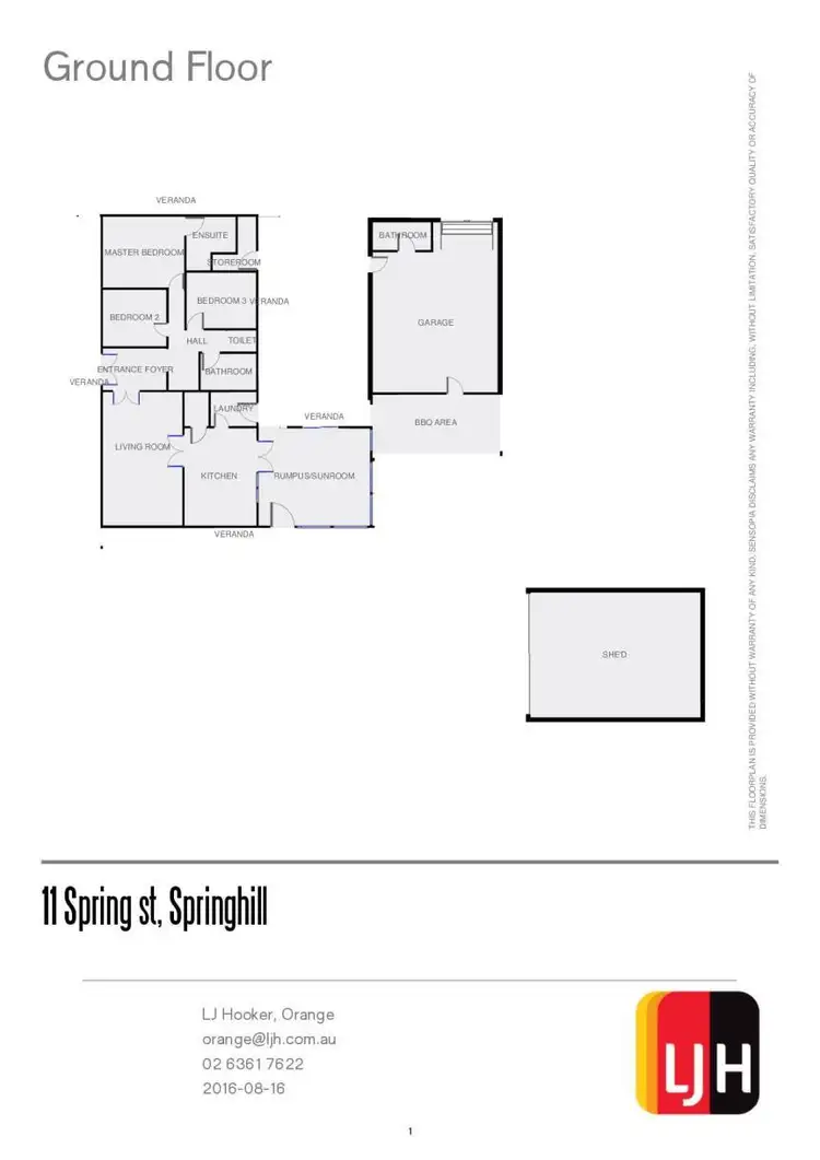 Floorplan of Homely house listing, 11 Spring Street, Spring Hill NSW 2800
