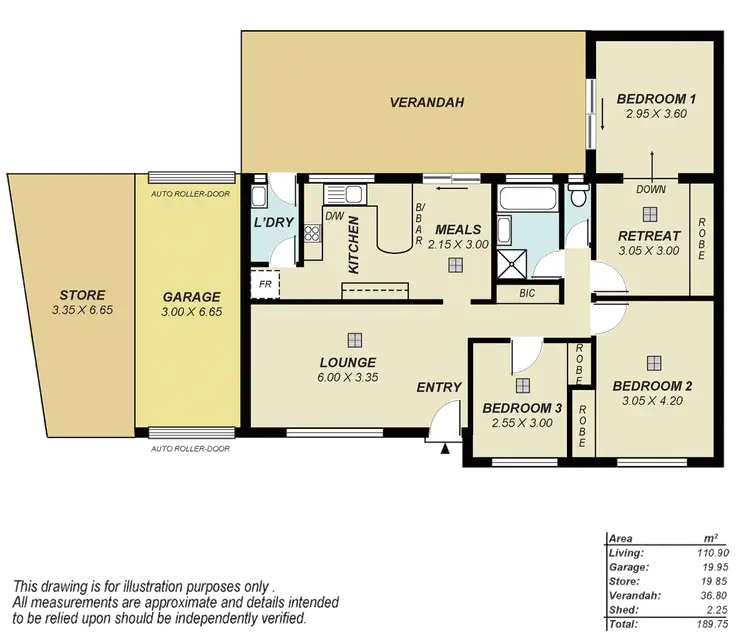 Floorplan of Homely house listing, 55 McKenzie Crescent, Gulfview Heights SA 5096
