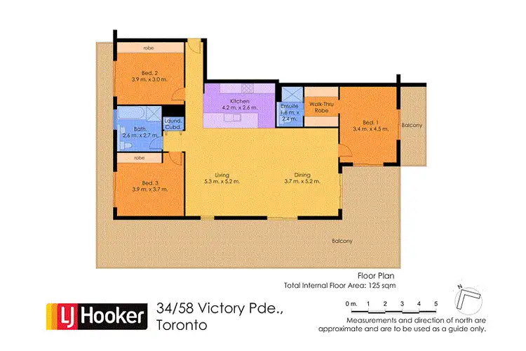 Floorplan of Homely unit listing, 34/58 Victory Parade, Toronto NSW 2283