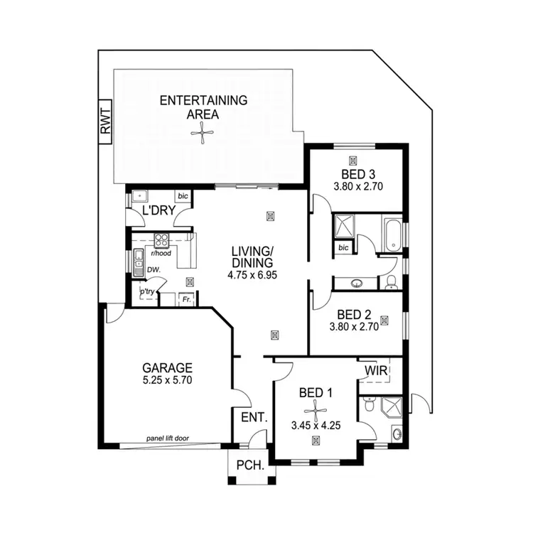 Floorplan of Homely house listing, 5 Third Avenue, Warradale SA 5046