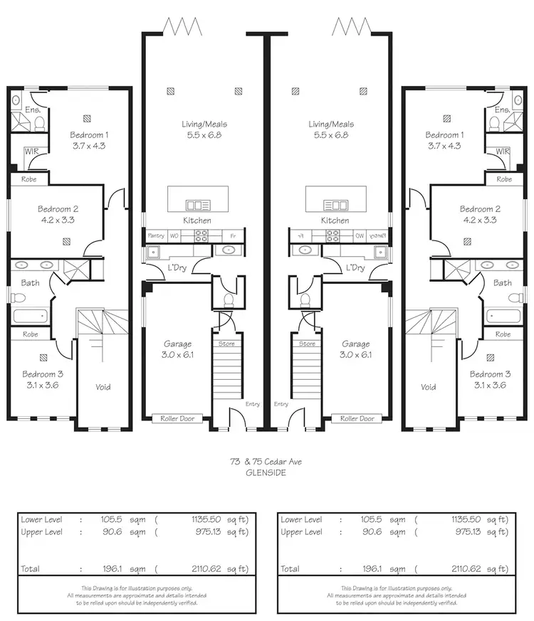Floorplan of Homely house listing, 73 Cedar Cres, Glenside SA 5065
