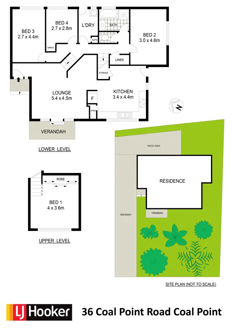 Floorplan of Homely house listing, 36 Coal Point Road, Coal Point NSW 2283