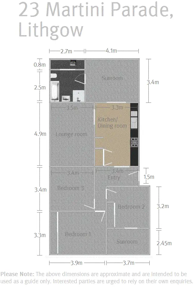 Floorplan of Homely house listing, 23 Martini Parade, Lithgow NSW 2790