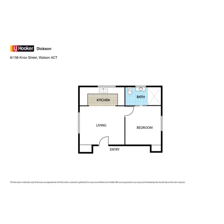 Floorplan of Homely apartment listing, 6/156 Knox Street, Watson ACT 2602