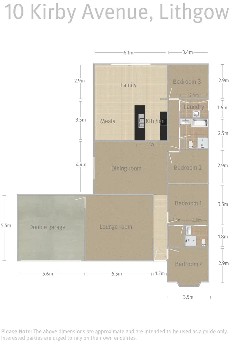 Floorplan of Homely house listing, 10 Kirby Avenue, Lithgow NSW 2790