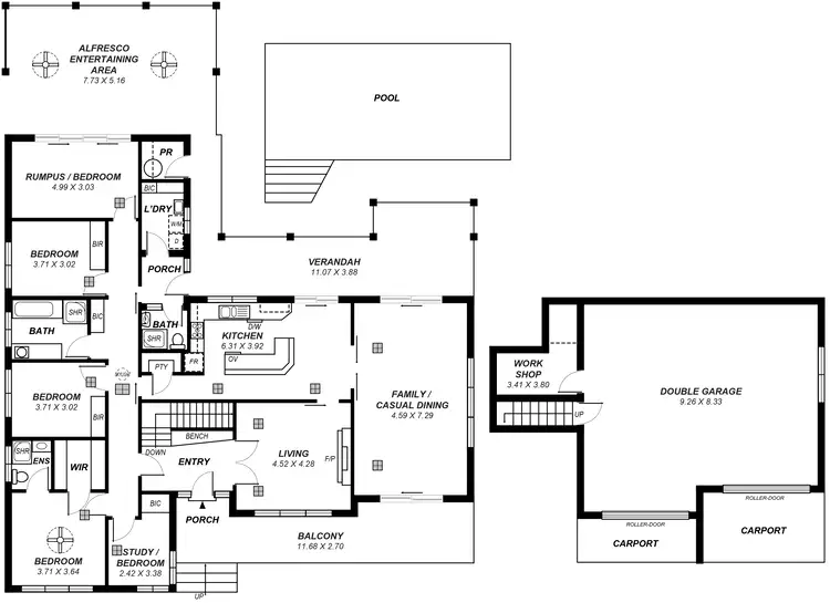 Floorplan of Homely house listing, 8 Mcglasson Avenue, Magill SA 5072