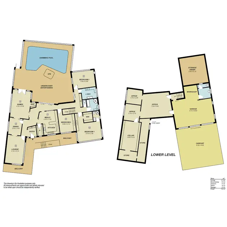 Floorplan of Homely house listing, 11 Sunnyview Crescent, Ridgehaven SA 5097