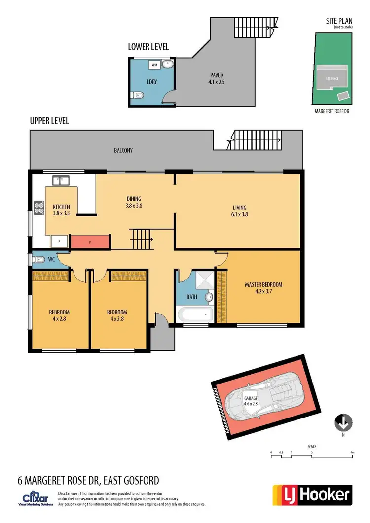 Floorplan of Homely house listing, 6 Margaret Rose Drive, East Gosford NSW 2250