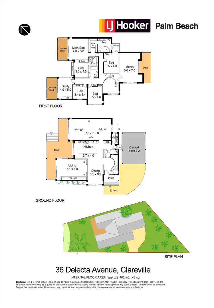 Floorplan of Homely house listing, 36 Delecta Avenue, Clareville NSW 2107