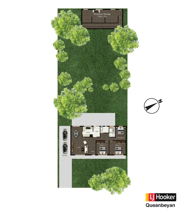 Floorplan of Homely house listing, 93 Tharwa Road, Queanbeyan NSW 2620