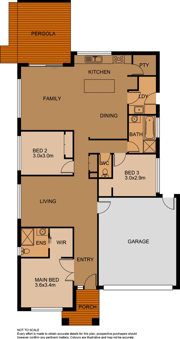 Floorplan of Homely house listing, 8 Markbeech Circuit, Officer VIC 3809